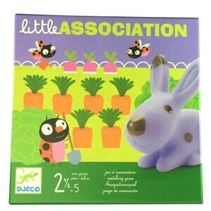 Djeco Little Association Toddler Game NIB Matching Learning Toy Ages 2.5–5